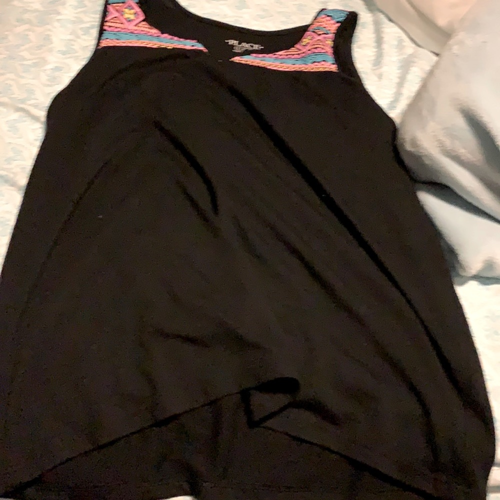 Black tank top
